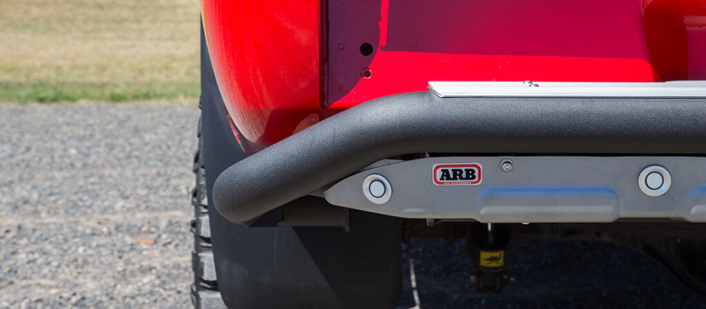 Summit Raw Rear Step Tow Bar | ARB 4x4 Accessories 4x4 Protection